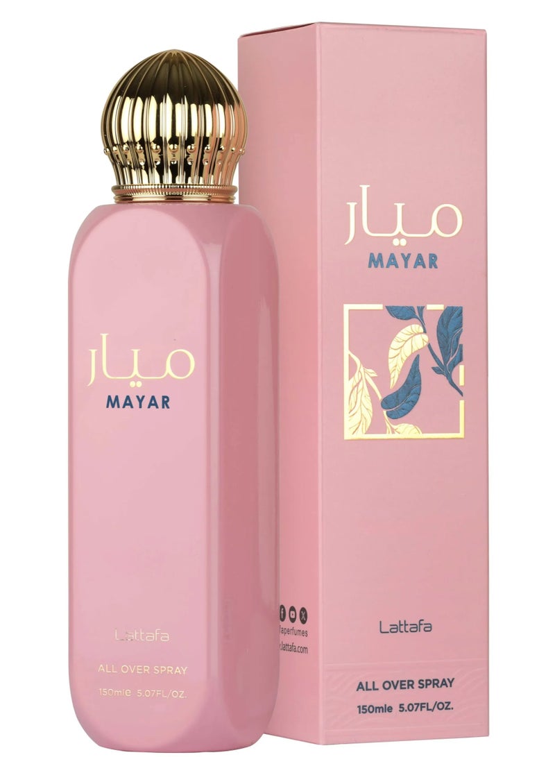 Lattafa Mayar All Over Spray 150ML - Image 1